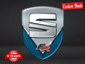 Seat Gewölbte Autoschilder Pro Max Langlebig Stilvoll Modern